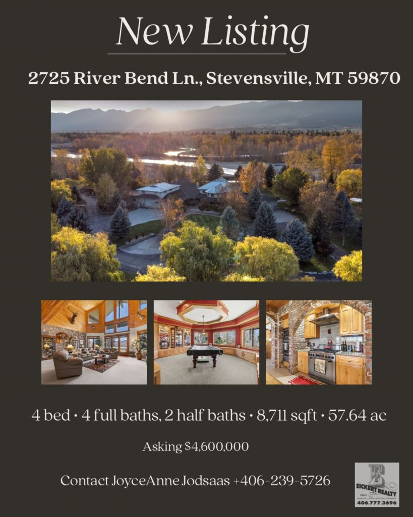 riverbend ranch your dream home on the bitterroot river in stevensville, montana